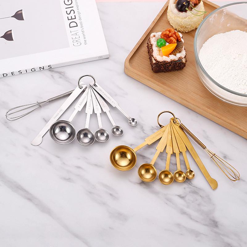 Prémiová sada nerezových odměrek pro domácí pečení a milovníky kávy