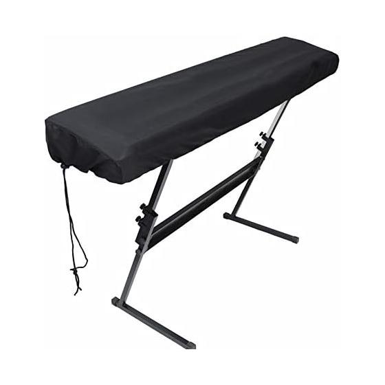 Electronic Piano Cover, Keyboard Cover, Keyboard Cover, Keyboard Protection, Piano Protection, Dustproof, 61/88 Keys, Yamaha Casio, Black (88 Keys)