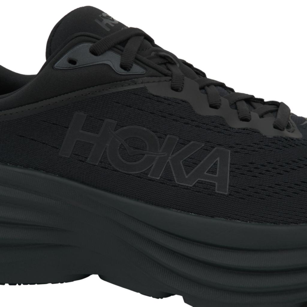 HOKA Bondi 8 2E Wide Triple Black Men Sneakers 1127953-BBLC