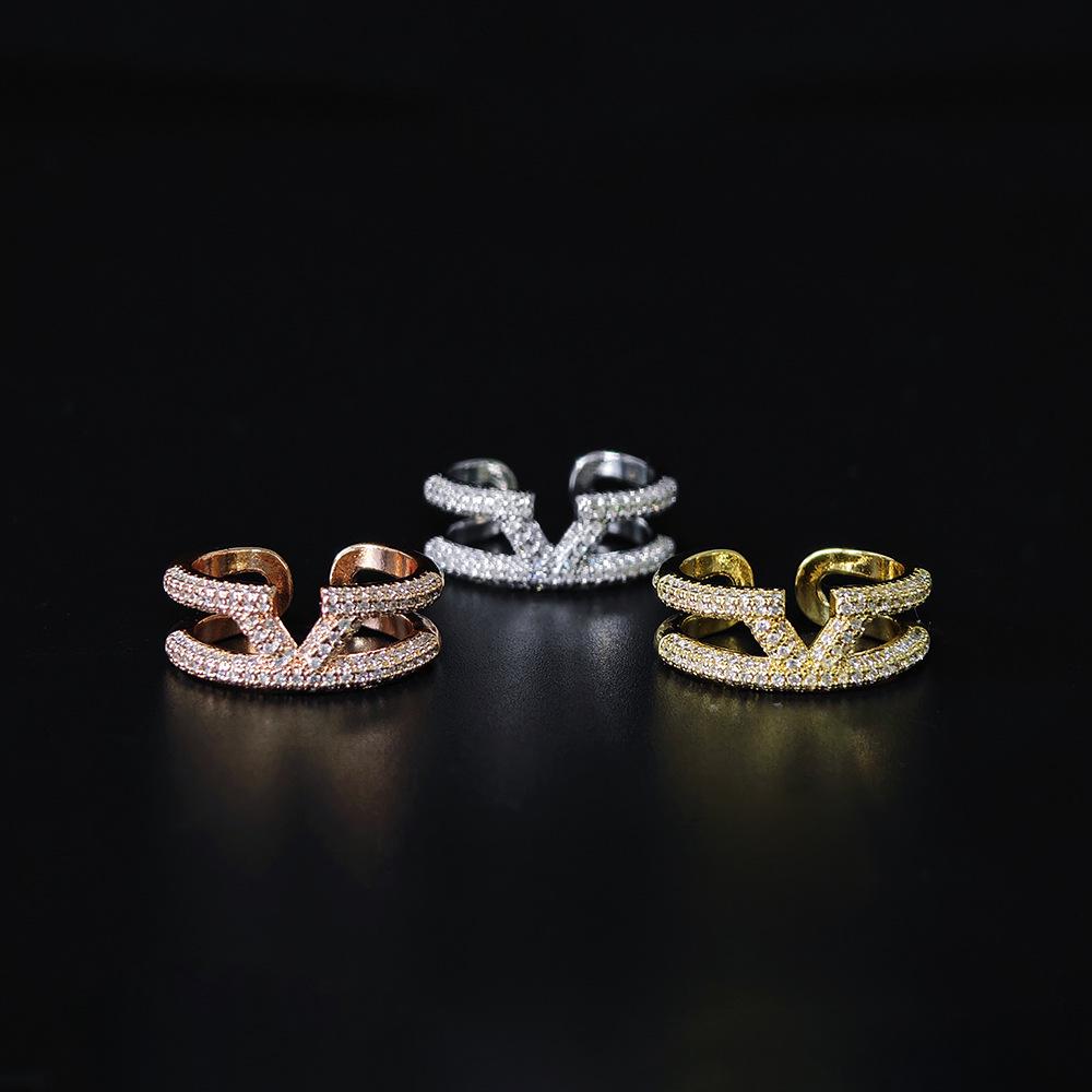 Light Luxury Adjustable European-American Style Classic Ring for Women - R8412