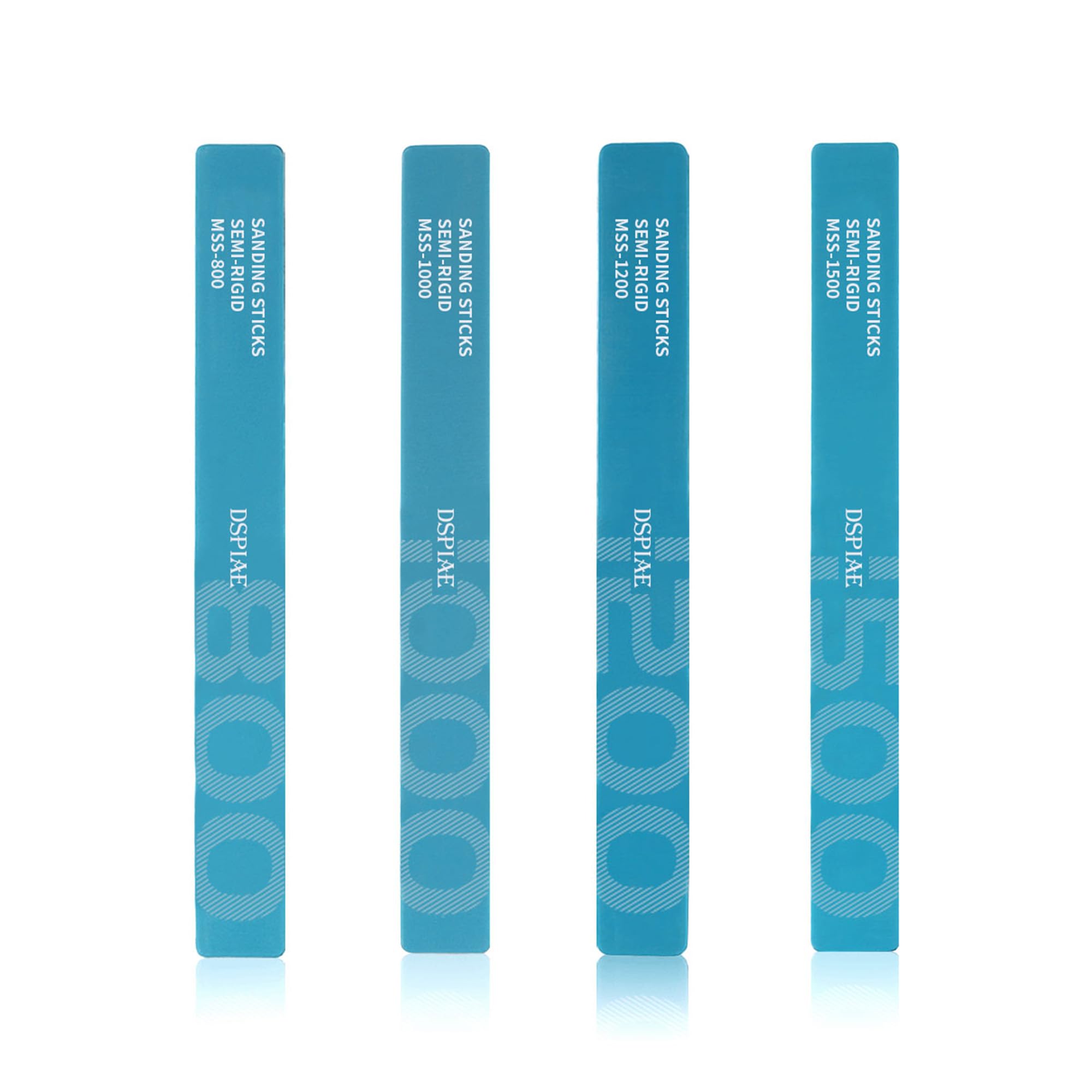 

DSPIAE MSS-800, MSS-1000, MSS-1200 & MSS-1500 Semi-Hard Stick Files, #800, #1000, #1200, #1500, Set of 4 [Authorized Japanese Distributor]