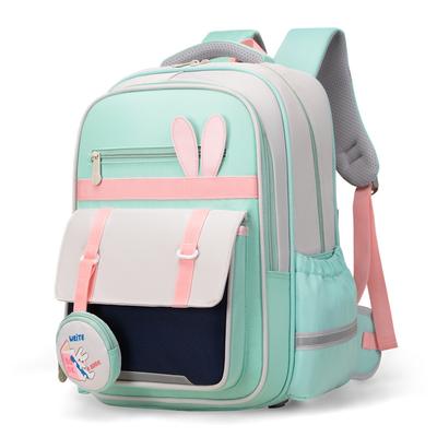 Rabbit Series Large Capacity Student Backpack for Boys and Girls Lightweight School Bags Cute Cartoon Elementary Schoolbags