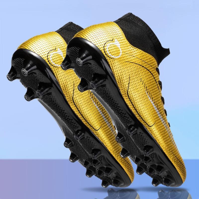 2025 summer European Cup new high-top football shoes youth adult AG long nails TF broken nails training football shoes