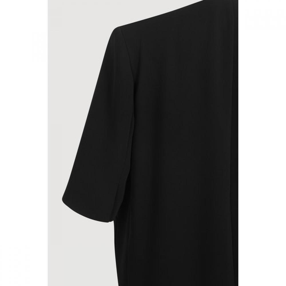Lucky Chouette Short Sleeve No Collar Double Jacket Lqjam24540