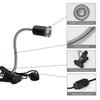 75w Reptile Heat Lamp Tortoise Heat Lamp Basking Lamp Heater Adjustable With Clip For Reptiles Lizard Turtle Aquarium Bulb Included Black Black Eu 75w