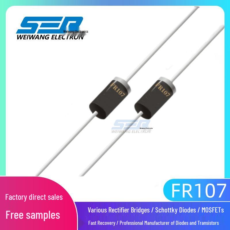 

FR107 Fast Recovery Rectifier Diode DO-41 1A 1000V Through-Hole Diode
