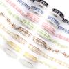 10Yards Polyester Wired Edge Ribbons Bubble Grid Crinkle Ribbon for Crafts Supplies DIY Gift Packaging Clothing Bouquet Decorate