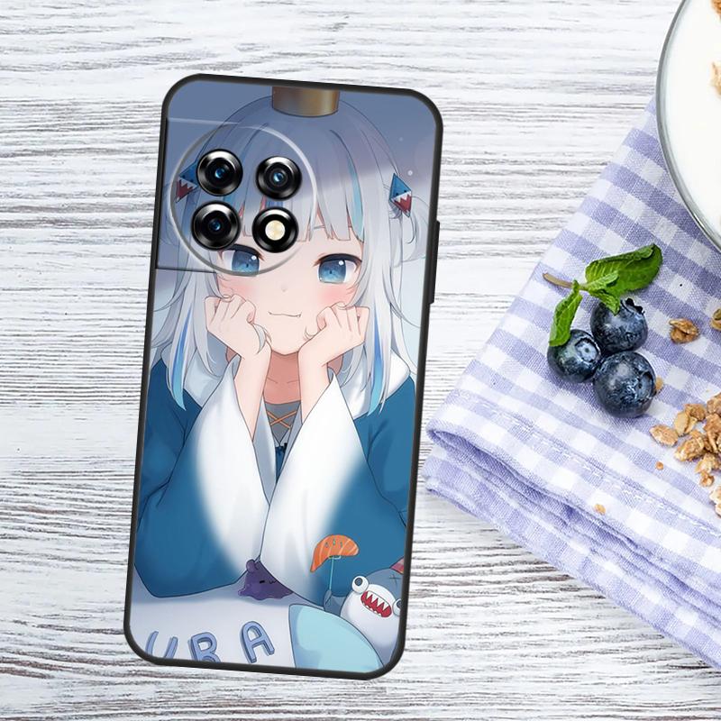 Anime Hololive Gawr Gura Case For OnePlus Nord 5 CE 3 4 Lite N20 N30 OnePlus 15 13 10 11 12 13T 13R 12R 10R 15R Cover