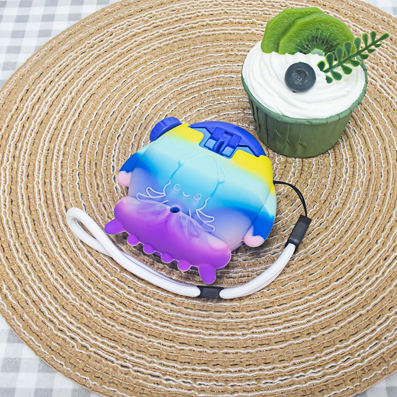 Cute Squid Silicone Protective Case For Tamagotchi Paradise Dustproof Shell Anti Fall Electronic Pet Equipment Protective Cover