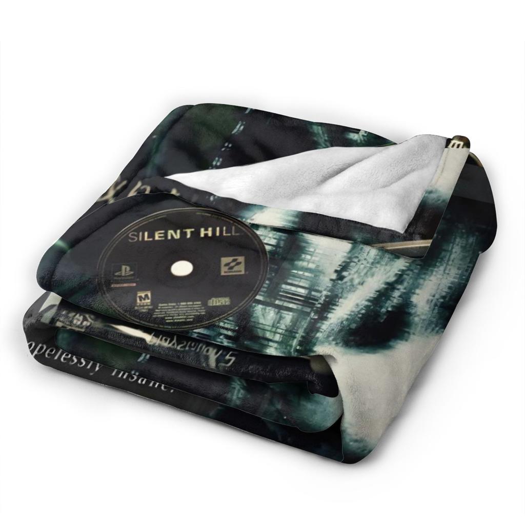 Silent Hill Horror Movie Games Super Soft Blankets Plush Bedding Throws Comfortable Couch Chair Flannel Bedspread Sofa Bed Cover