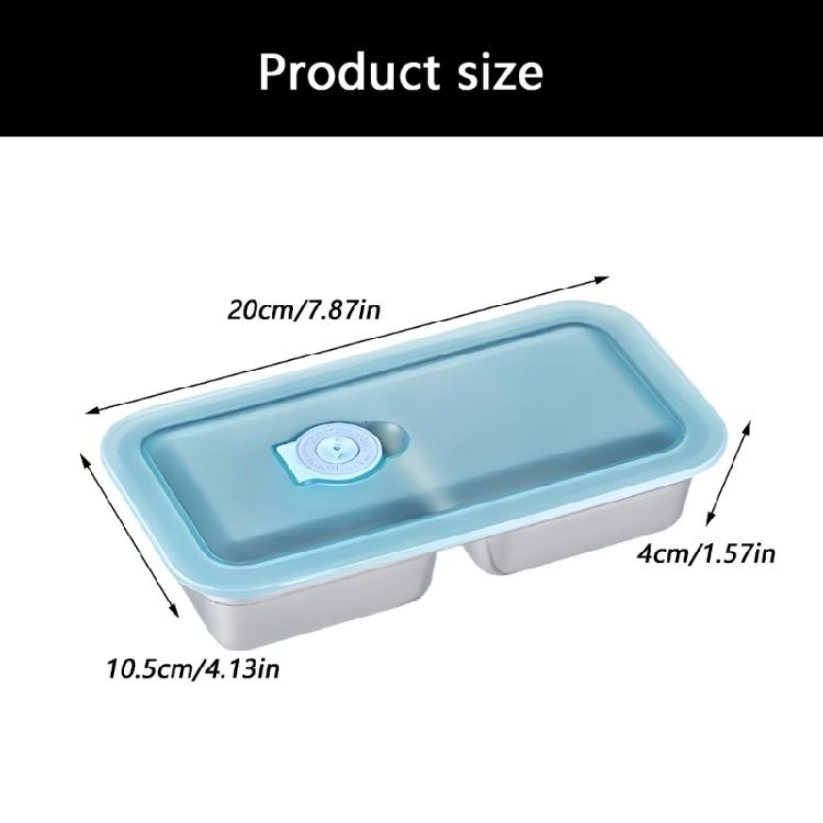 Sealed Nonrust Steel Bentos Box Shatters Proof Clear Covers Corrosions Resistance Perfect for Meal Prepping
