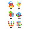 Educational Montessori Kids Toys Plastic Wooden Toolbox Pretend Play Set Children Nut Screw Assembly Simulation Carpenter Tool