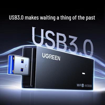 UGREEN AX3000 WiFi 6 Dual-Band USB 3.0 Drahtloser Adapter (CN-Version)