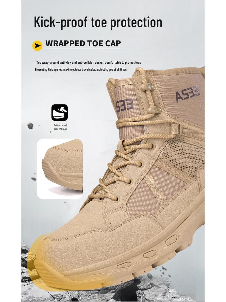 Men's Plus Size Outdoor Tactical Military Boots - Desert Sports Casual Shoes