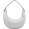 Casual Minimalist Daily Commuter Fashion Versatile Synthetic Material Tote Shoulder Bag Women Bags Pearl-Gray 4F3010G-PDE