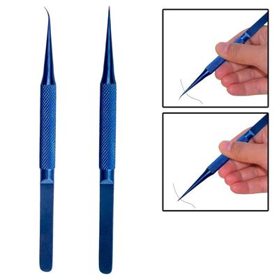1/2Pcs Titanium Alloy Tweezers Repair Tool 0.15mm Edge Precision Tweezers For Mobile Picking Professional 14cm Titanium Tweezers