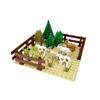 MOC Bricks Toys Model Farm Building blocks Cattle Horse Carriage Transport Vegetable Garden Flower Plant Friut Field Tree Animal