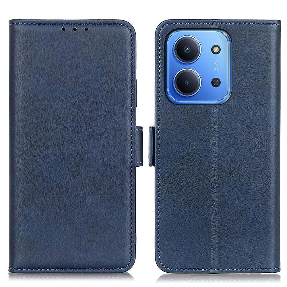 For Xiaomi Redmi 15C 4G (171mm) Case Stand Cowhide Texture PU Leather Phone Cover