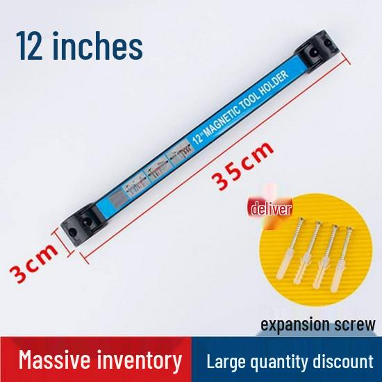 Strong Magnetic Tool Rack for Tool and Hardware Storage