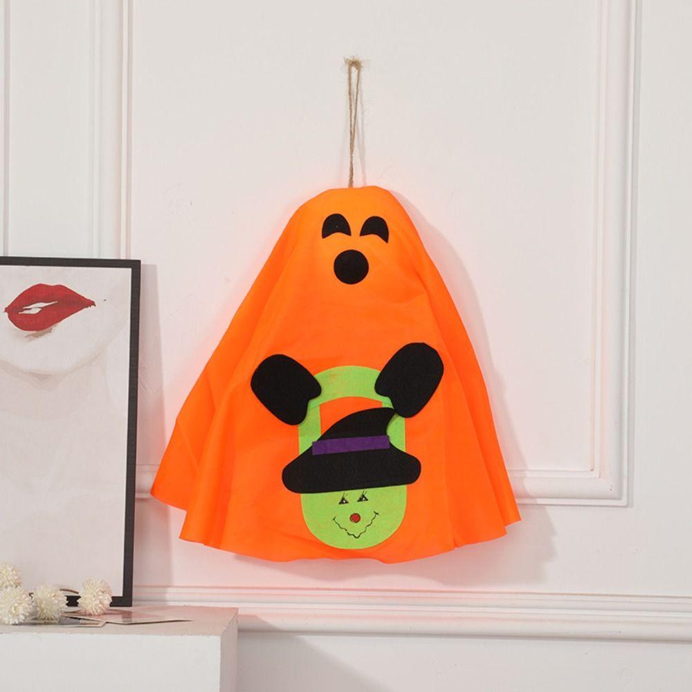 2pcs Creative Halloween Pendant Cute Ghost Ornament Ghost-shaped Hanging  Activity Decoration Props