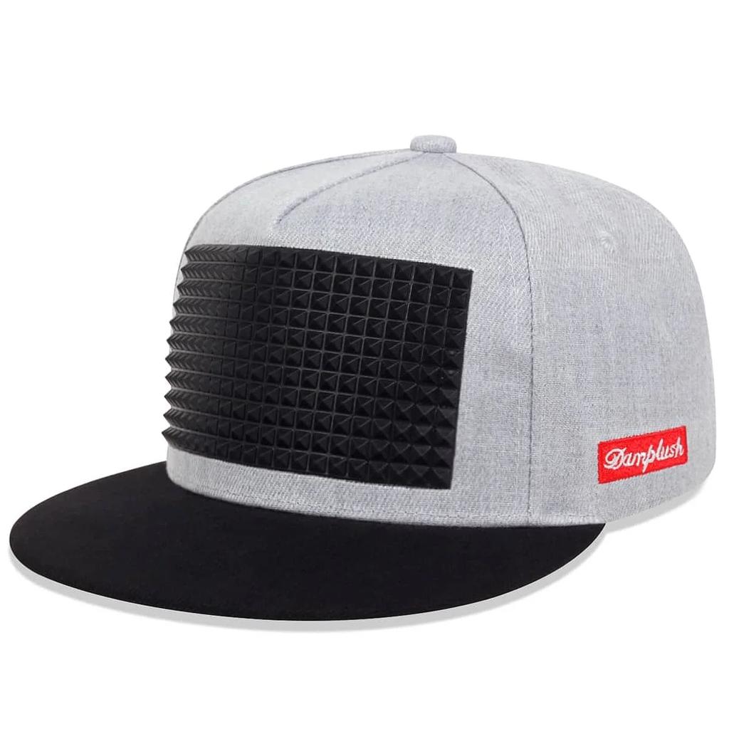 Unisex Square Rubber Top Hip-hop Hats Spring And Autumn Outdoor Adjustable Sports Casual Baseball Caps Sunscreen Hat