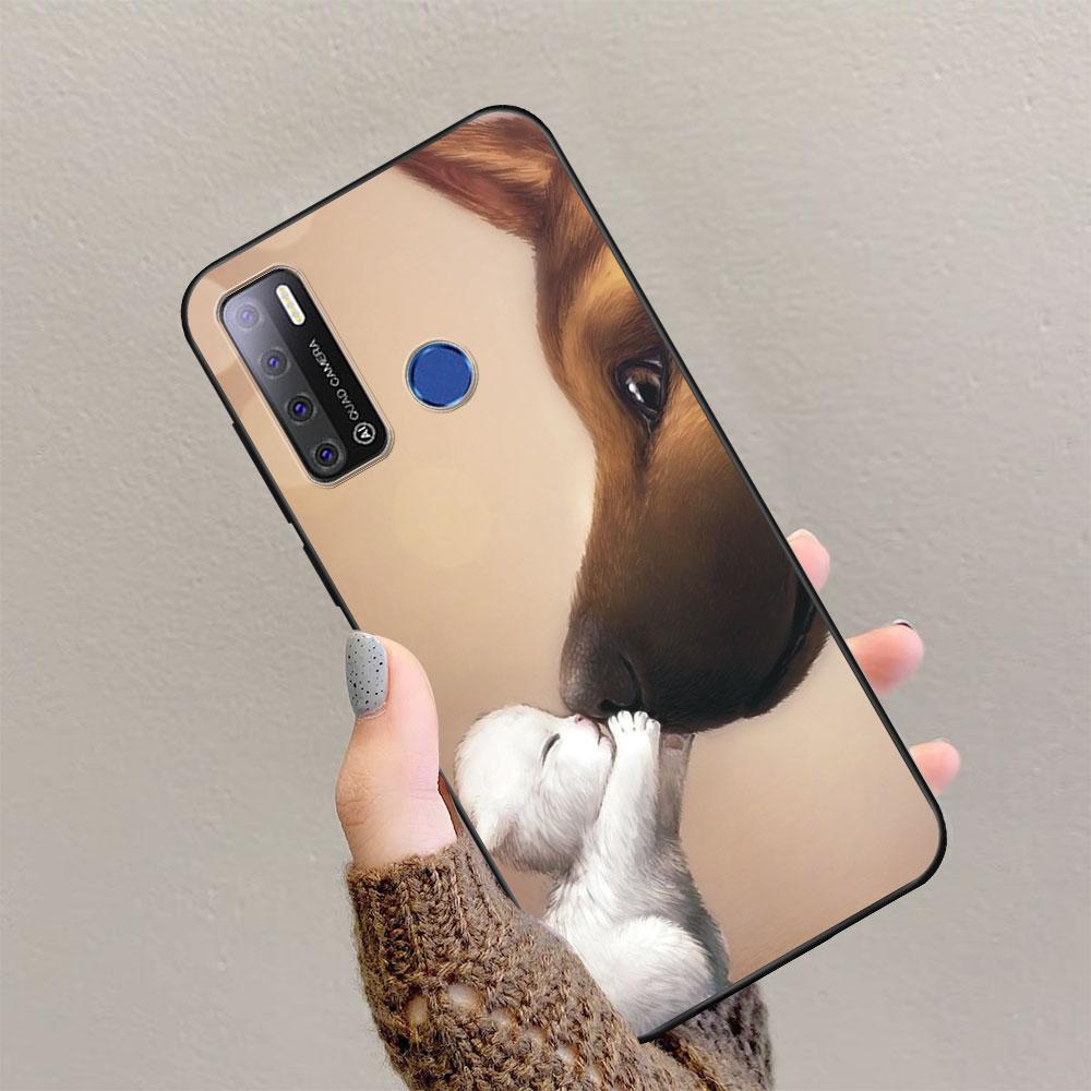 For Tecno Pouvoir 4 Case Soft Silicon Phone Cover For Pouvoir 4 Case For For Tecno Pouvoir 4 Cover Coque Bumper Fashion Cute