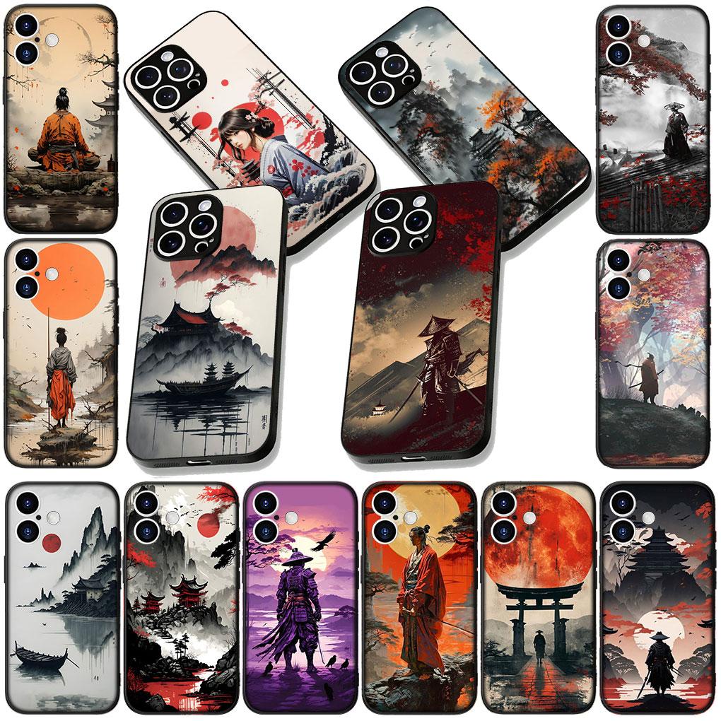 Cover for Motorola Moto G86 G14 G35 G34 G45 G55 G64 G75 G85 G24 G15 G54 G57 Power Case Bushido Japan The Samurai Ninja Chinese