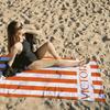 Striped Personalized Name Beach Towels Custom Name Beach Towel Christmas Anniversary Birthday Bach Trip Gift For Family Members