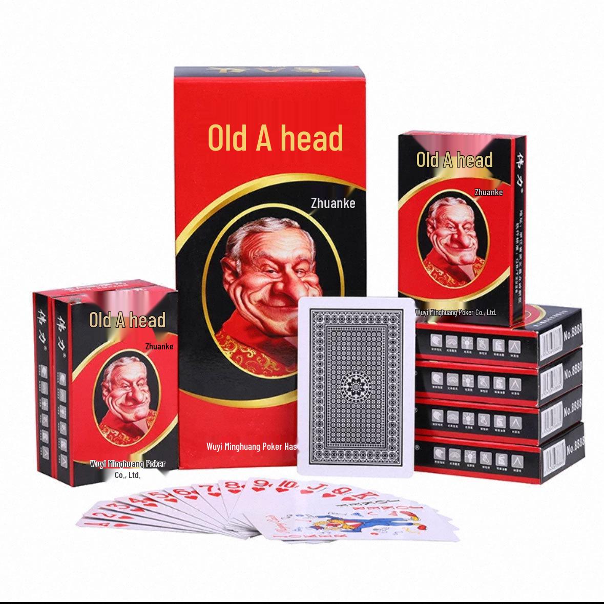 Ming Huang Series Poker-Quality Playing Cards - Multiple Styles & Durable Designs for Chess and Card Rooms