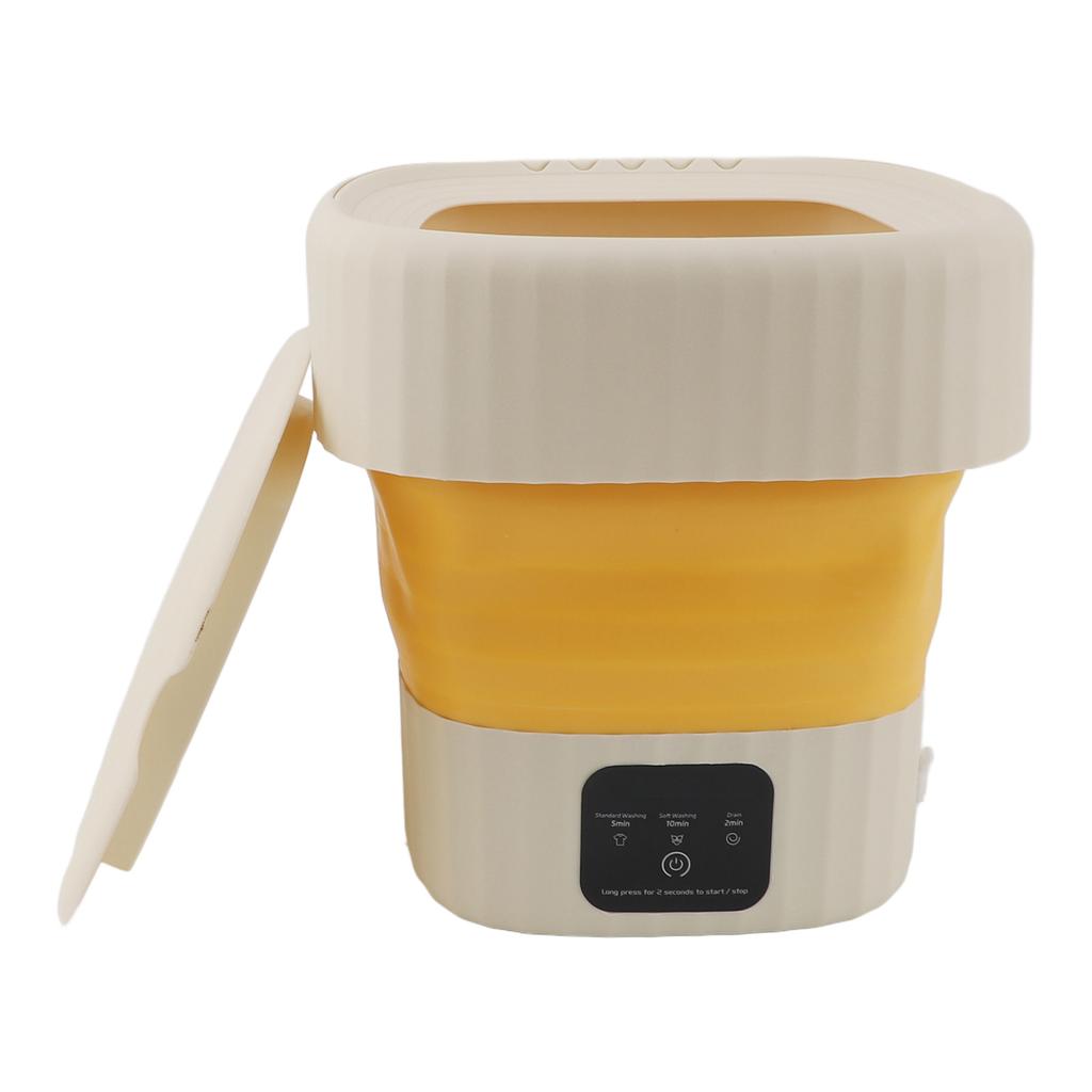 Folding Washing Machine Portable Foldable 8L Mini Washer for Socks Underwear Baby Clothes Apartment