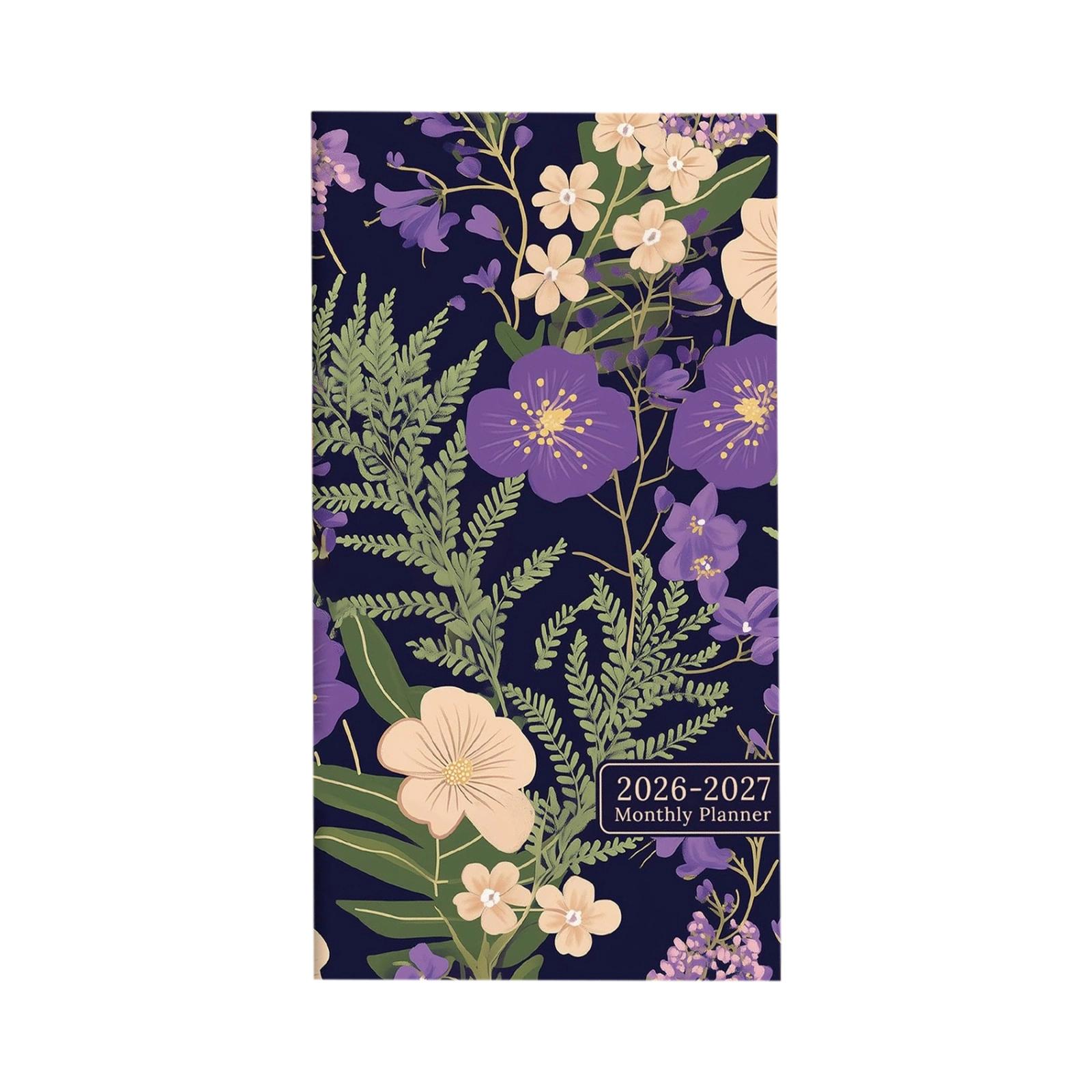 

Кишеньковий календар 2026-2027 - Планувальник дат, Портативний органайзер розкладу, Місячний та річний планувальник One Size