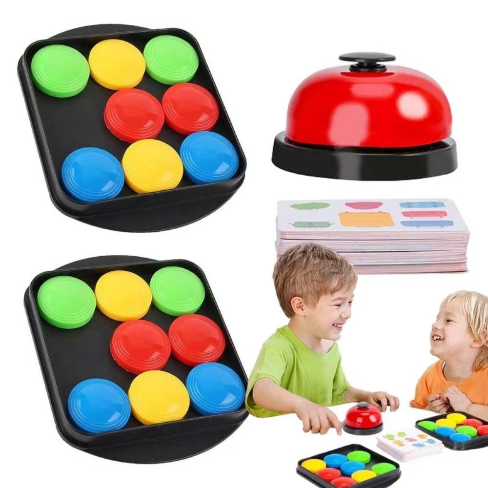 

Two-Player Battle Picture Color Match Toy Parent Child Interaction чорний