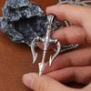 Vintage Poseidons Trident Pendant for Men Trident of Shiva Stainless Steel Warrior Spear Necklace Woman Jewelry Gifts
