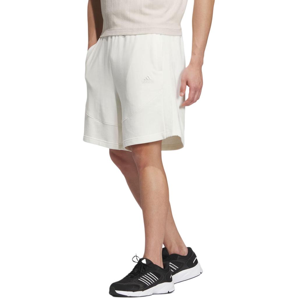 adidas St 3-Stripes Hv Shorts Comfortable Casual Loose-Fit Men Shorts Han-Jade-White JI8640