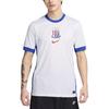 New Nike Dri-Fit Soccer Jerseys Men's White/Campus Royal Blue/University Red HM6161-100