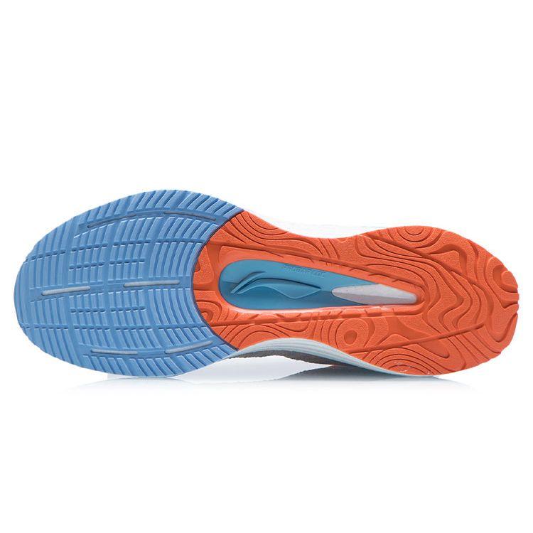 Li Ning Yue Ying Cushioning Non-Slip Durable Low-Top Running Shoes Men sneakers Blue Orange ARHR127-6
