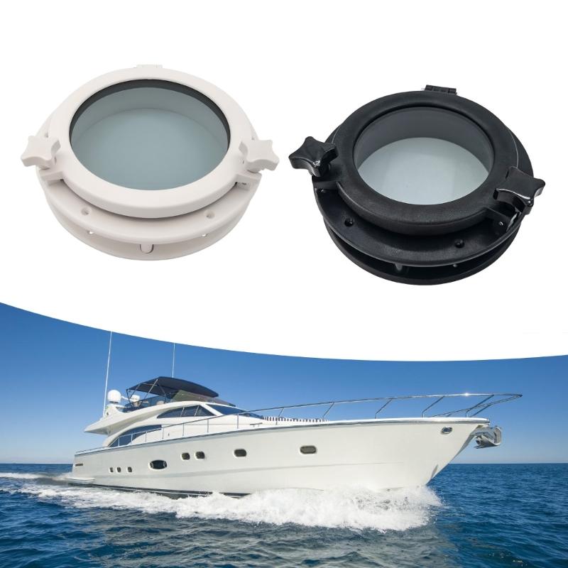 Robust Round Skylight Portlight Porthole for Yacht and Boats Easy Installation 4mm Tempered Glass Waterproof