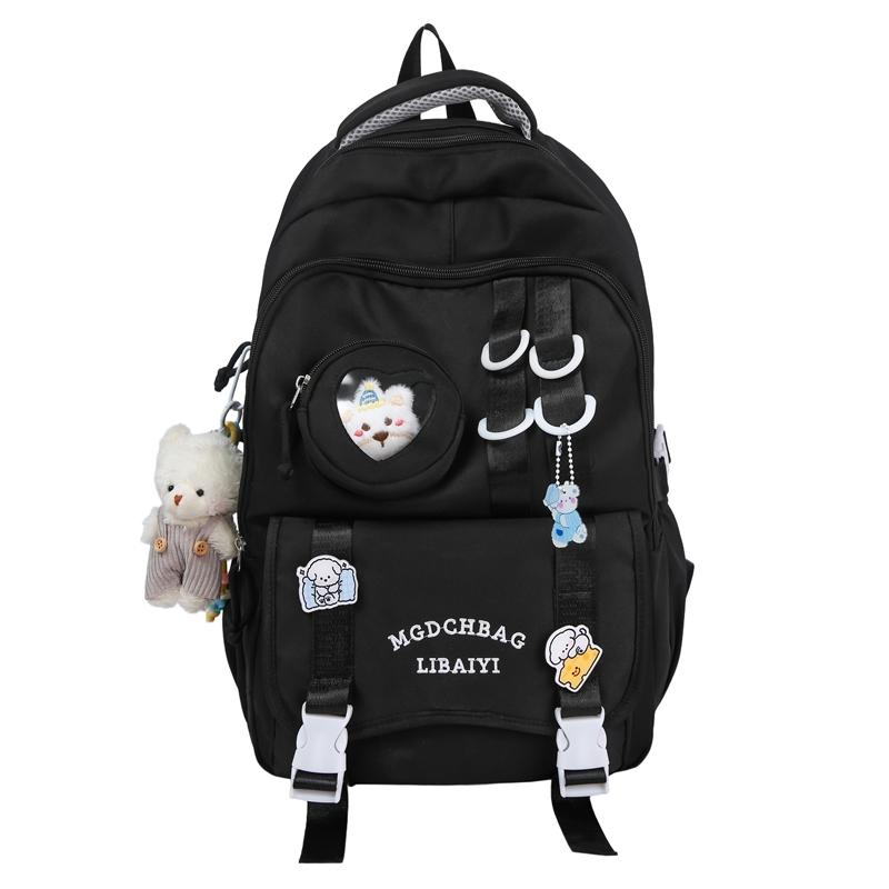 College Style Student Schoolbag Women's Large Capacity Computer Backpack Lightweight Girls Class Book Bag