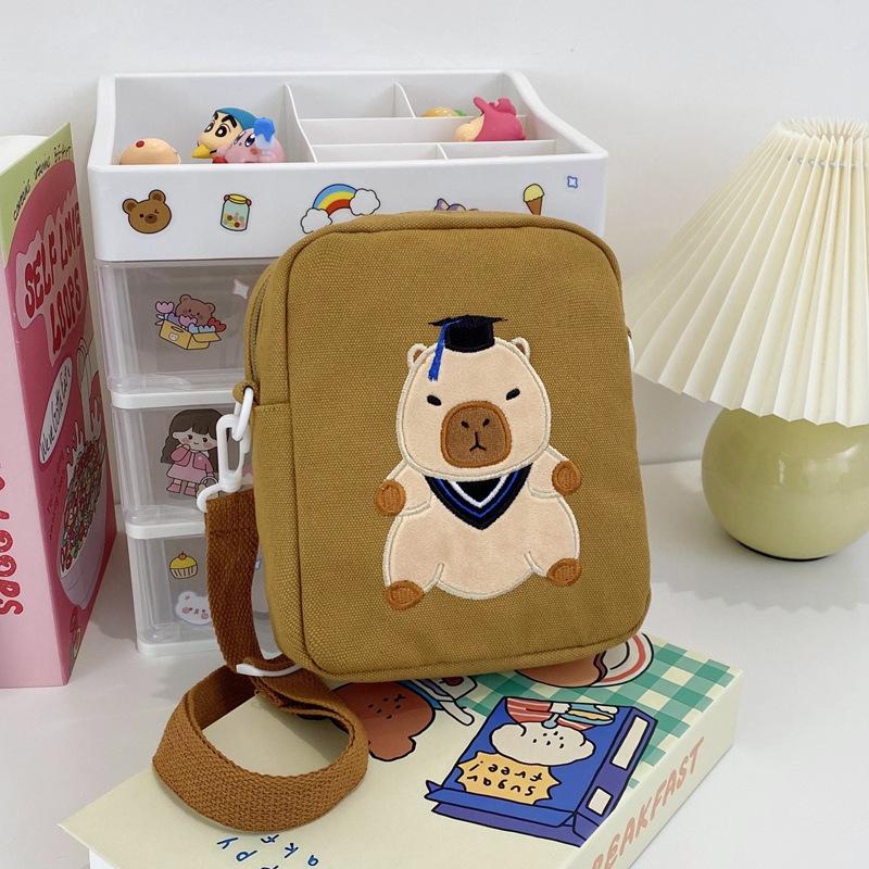 

Мультяшная новая детская сумка через плечо, повседневная детская мини-сумка на грудь, универсальная сумка для мелочи и ключей для девочки One Size