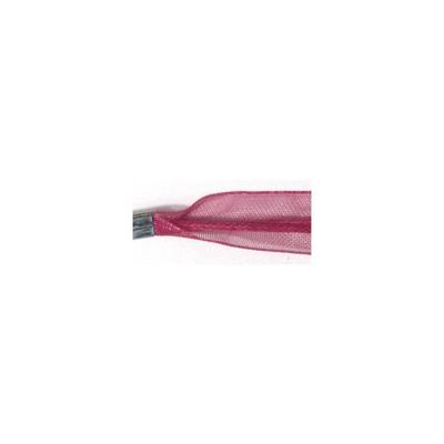 Organza Ribbon with Lobster Clasp Dark Pink 50 Cm