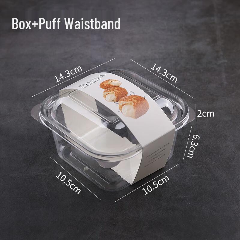 Disposable Mini Cream Puff Boxes