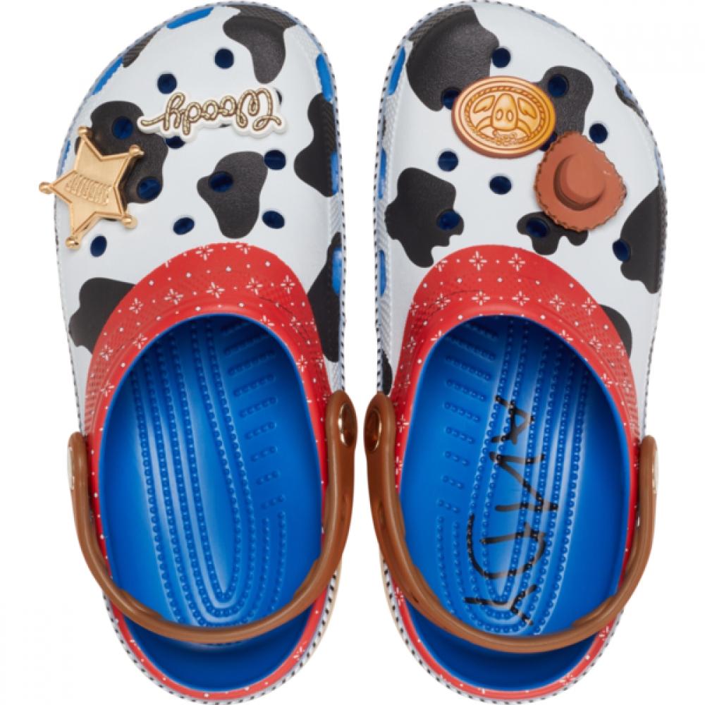

Crocs Toy Story Woody Classic Clog Kids Blue Jeans 209461 4gx J2(210)