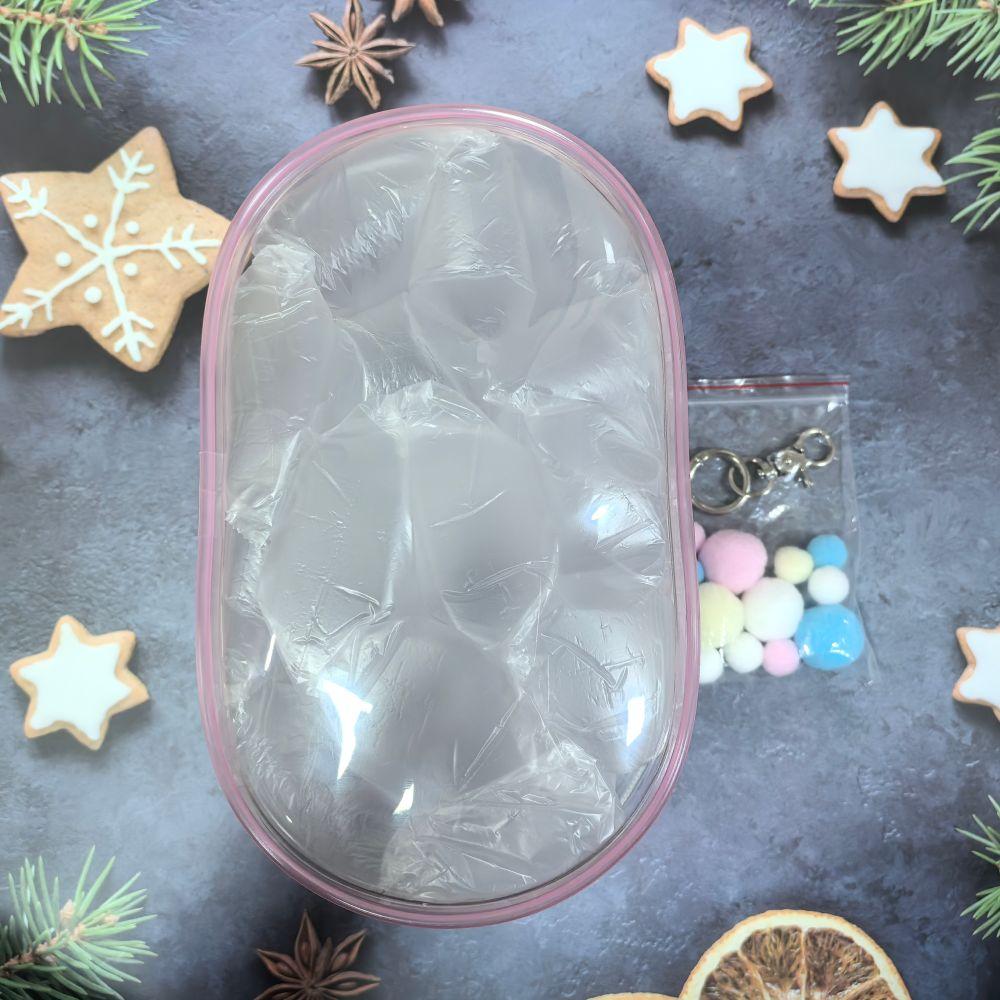 Dustproof 20cm Doll Takeaway Bag PVC Cotton Doll Transparent Bag  Doll Accessories