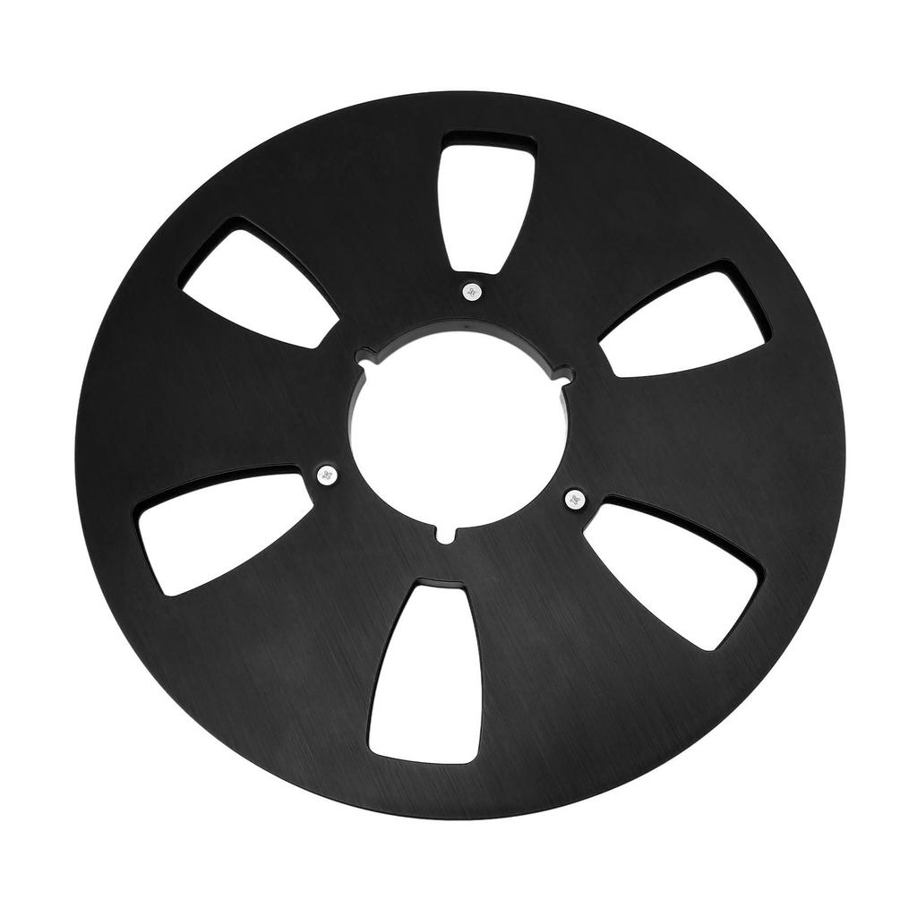 1 4 10.5 Inch Empty Takeup Reel 6 Hole Aluminum Alloy Universal Opening Machine Part Sound Tape Takeup Reel
