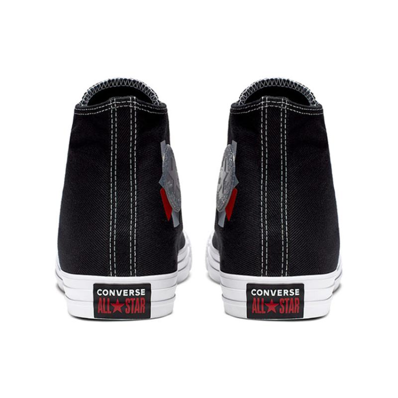 Converse All Star Space Racer Lace-up High Top Canvas Shoes Unisex Black & White