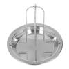 Vertical Stainless Steel Chicken Roaster Rack Thickening Prevent Stick Chicken Roasting Pan with Rack for Camping