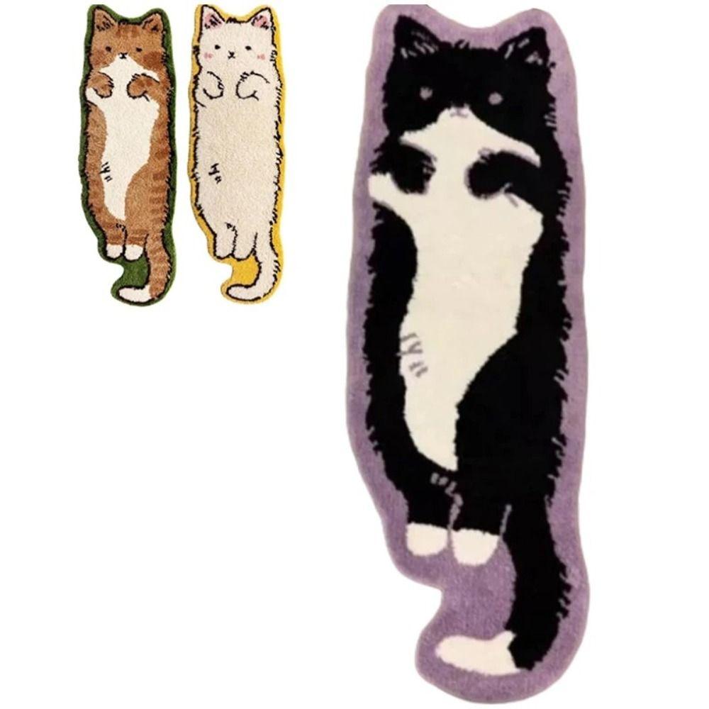 Kawayi Cat Carpet Washable Non-Slip Mat New Nordic Cartoon Carpet Living Room