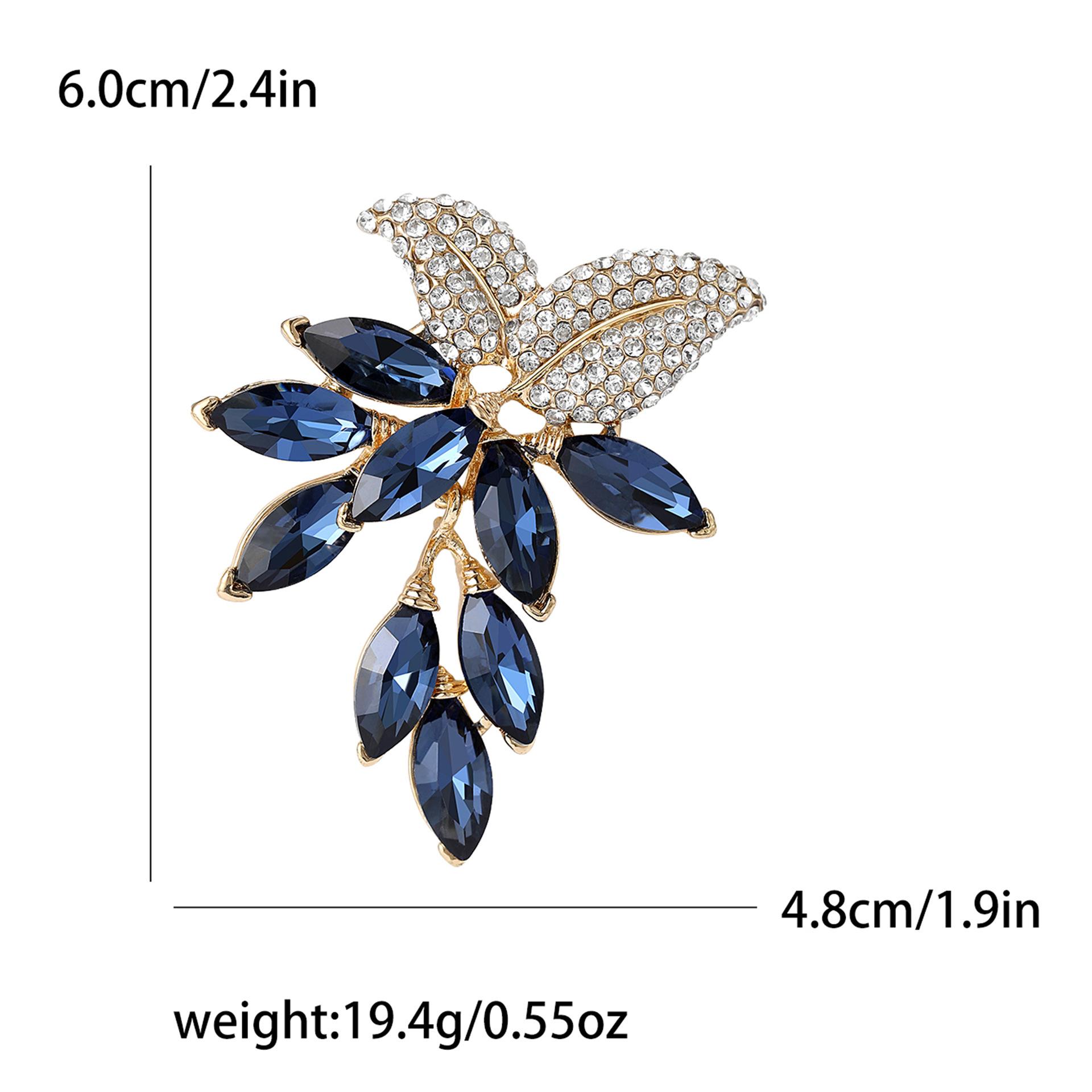 

Модная брошь со стразами и кристаллами «Темперамент», универсальная булавка для воротника, аксессуары для одежды