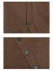 Mu Yuan Unisex Single-Breasted Cardigan - Autumn/Winter Loose Knit Sweater