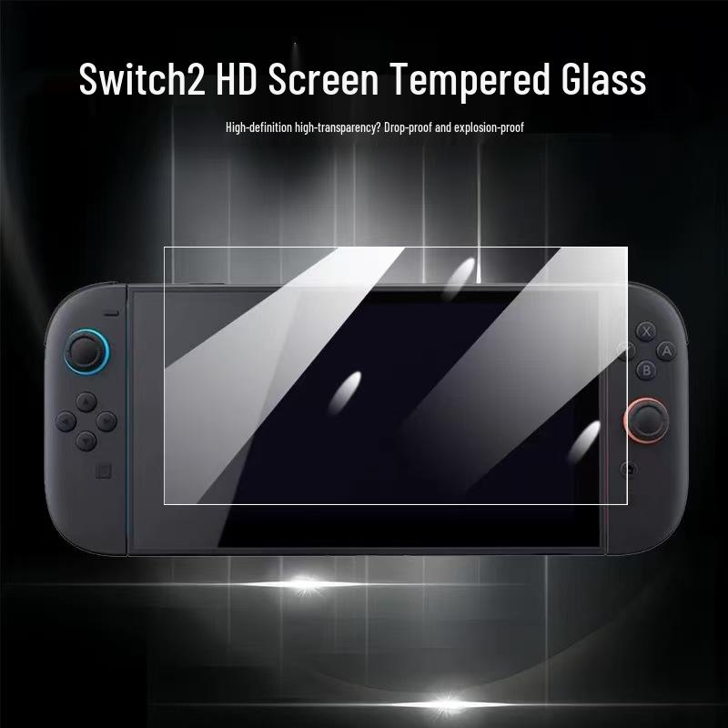 Nintendo Switch2 Tempered Glass Screen Protector for Lite, OLED, and 2nd Gen Models